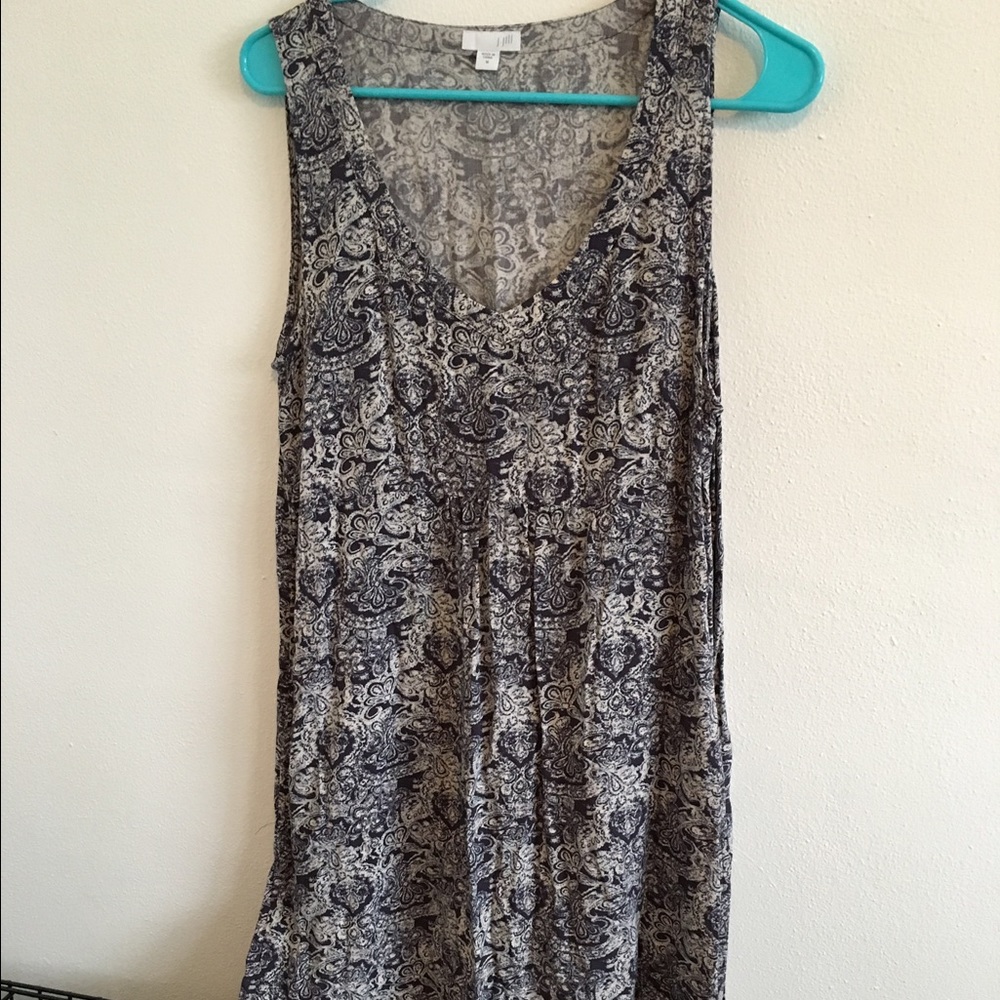 J.JILL Blue & White Dress