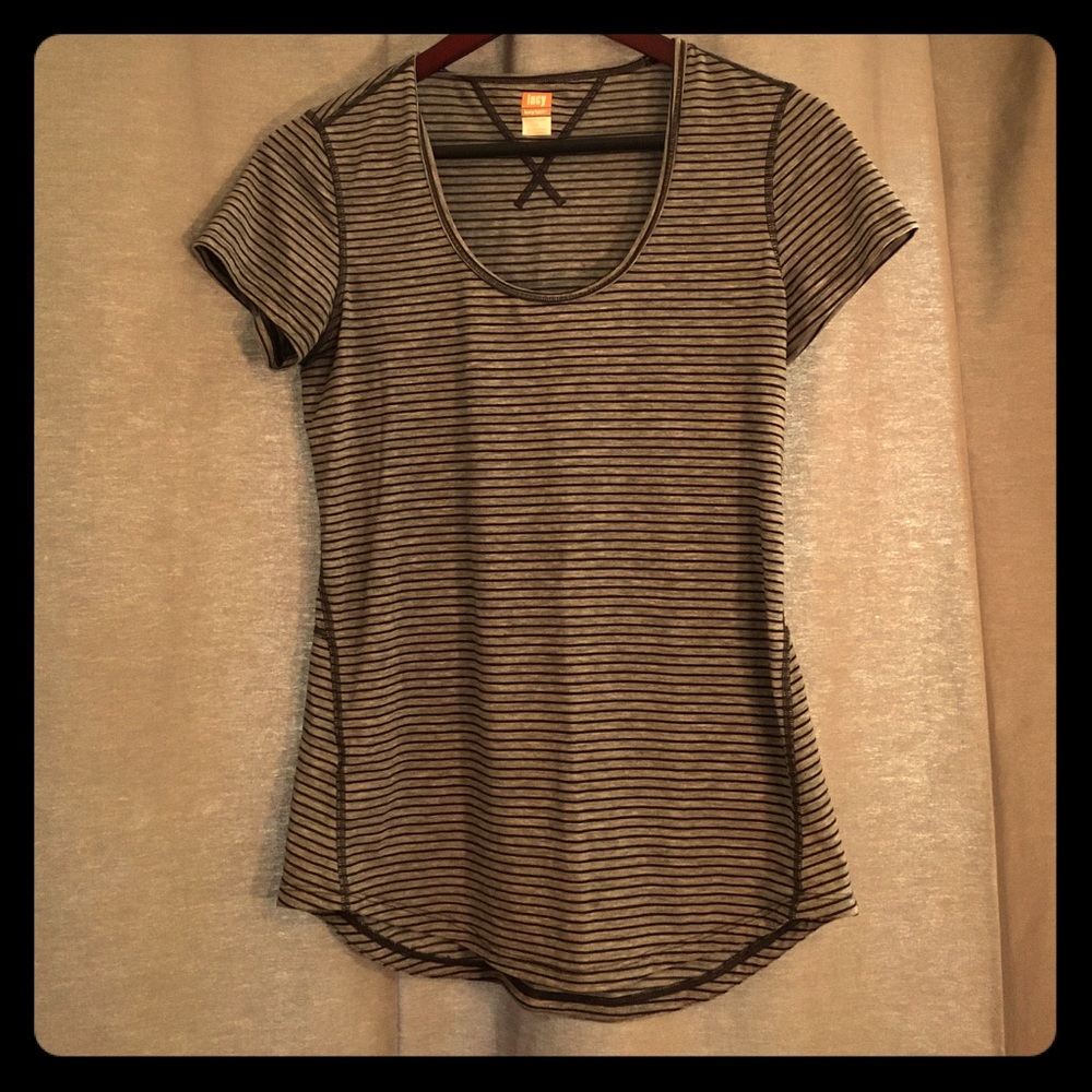 Lucy Scoop Neck Workout Tee