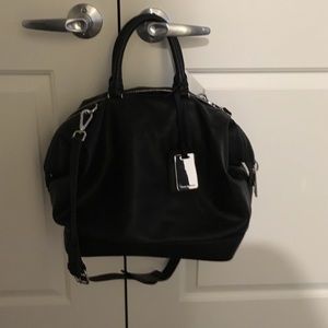 Zara Black Bowling Bag with Strap