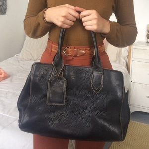 Vintage Leather Cole Haan Doctor Bag