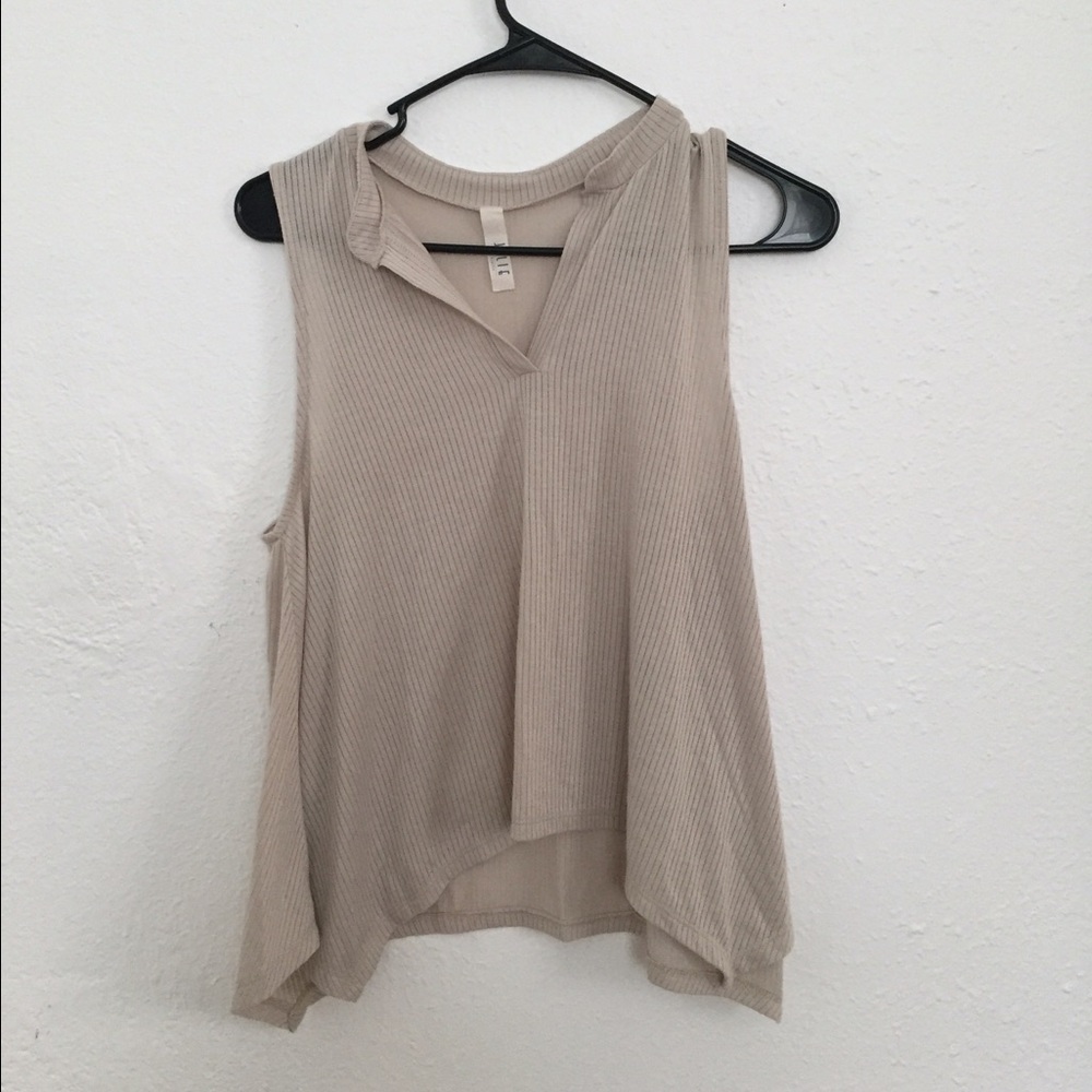 Tan blouse