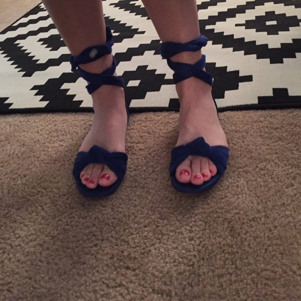 Peacock Blue Dr scholls sandal