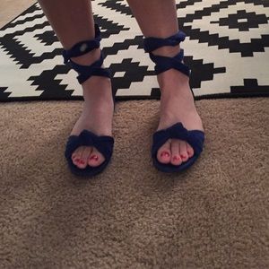Peacock Blue Dr scholls sandal