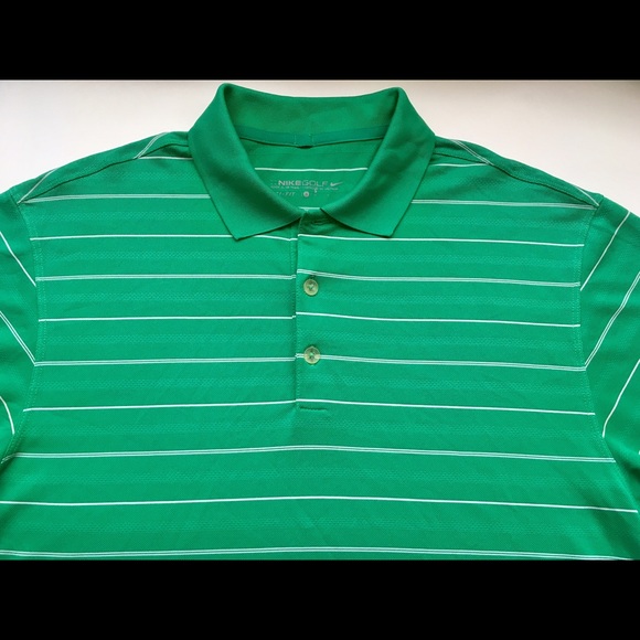 nike golf polo green