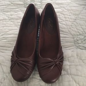 Brown Kim Rogers Wedges