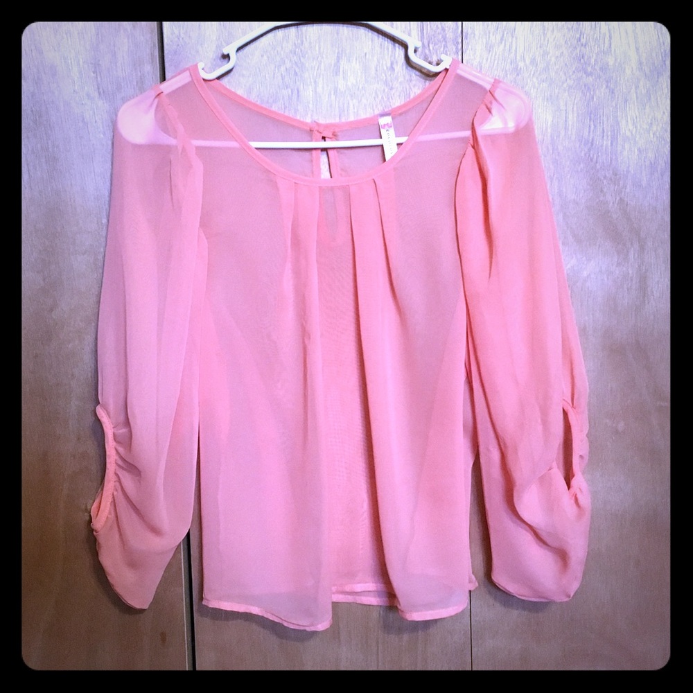 Sheer Pink Top