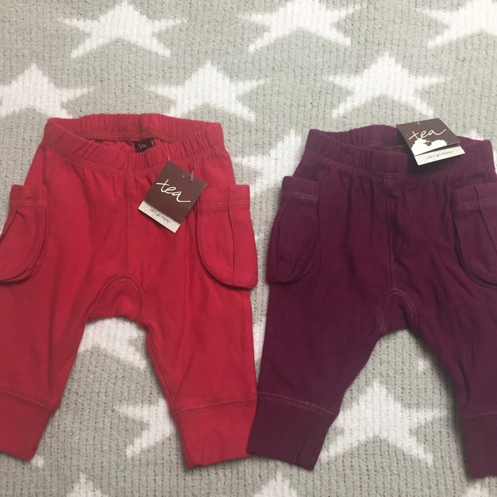 NWT tea collection cargo leggings