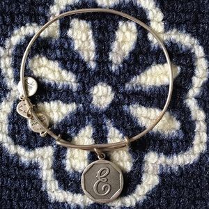 Alex and Ani E Initial Bracelet