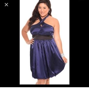 Torrid blue cocktail dress! Size 24