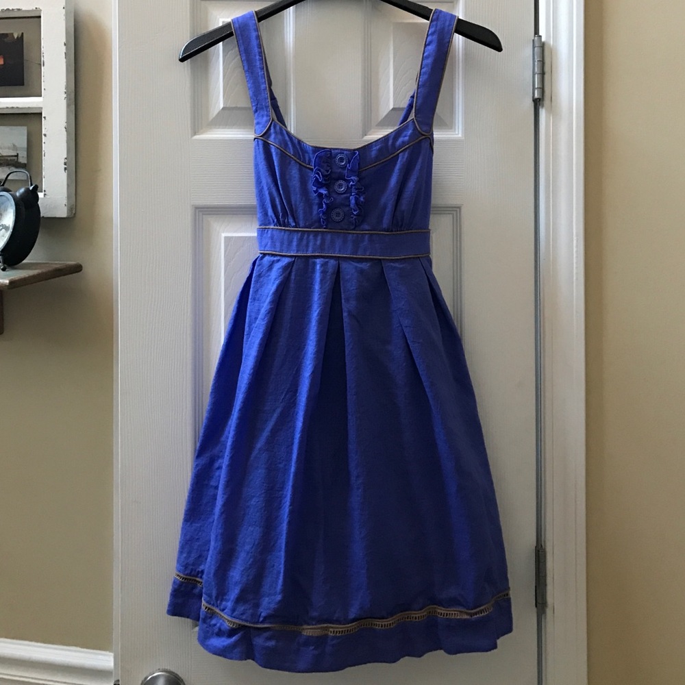 Periwinkle blue cotton Jessica Simpson dress