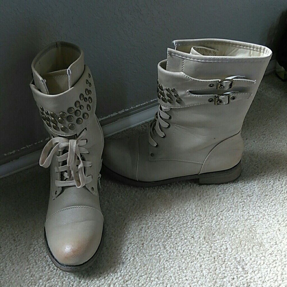 Tan boots