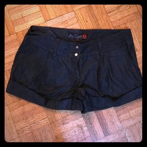 Guess shorts size 28 lightweight denim look dark