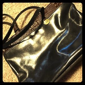 Brahmin Black Leather Bag