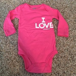 Cute "I Love Daddy" Carter's Onesie 💞