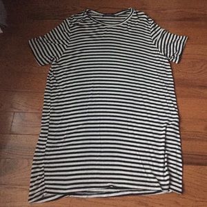 Brandy Melville Striped Tee Shirt Dress