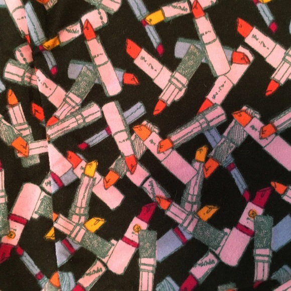LulaRoe OS leggings mini lipsticks - Picture 1 of 2