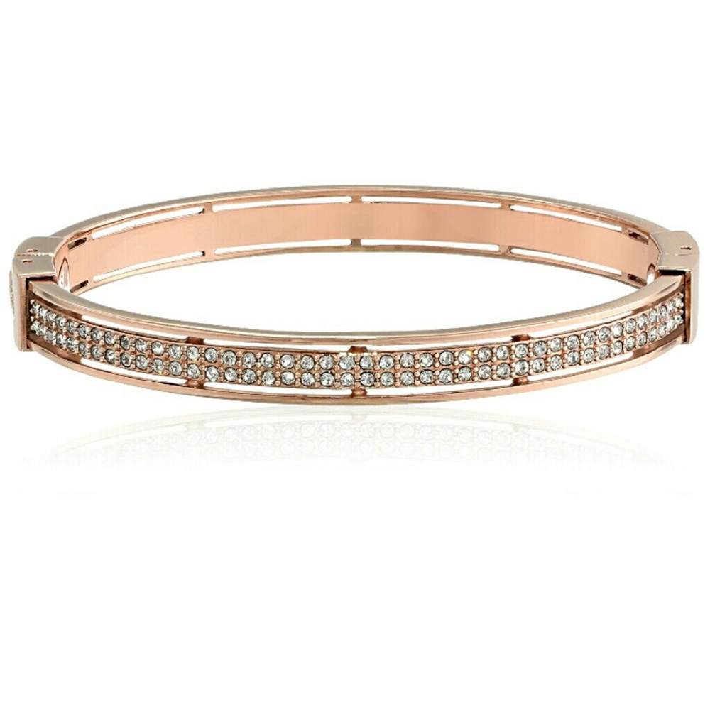Fossil Iconic Rose Gold Plated Bangle