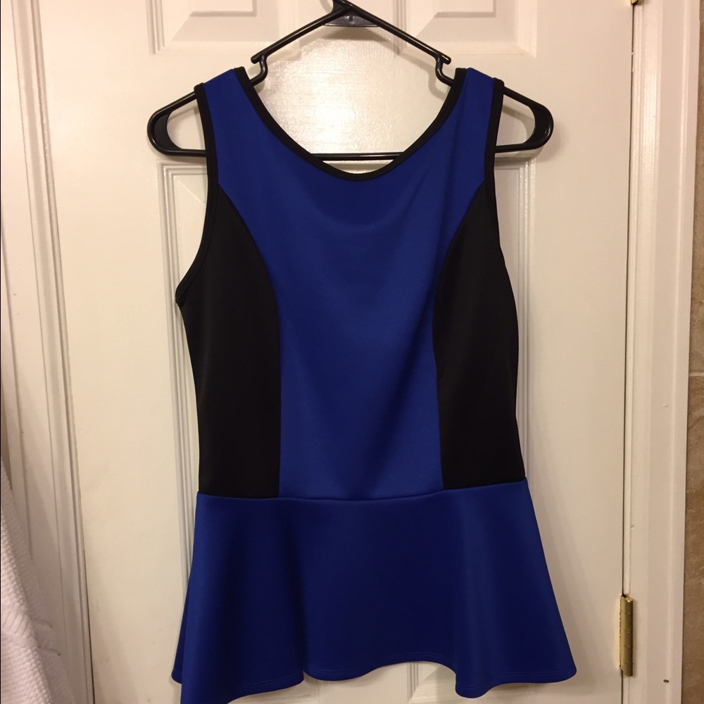 Black and Blue top