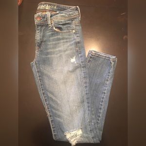 American Eagle Skinny Ripped Jeans