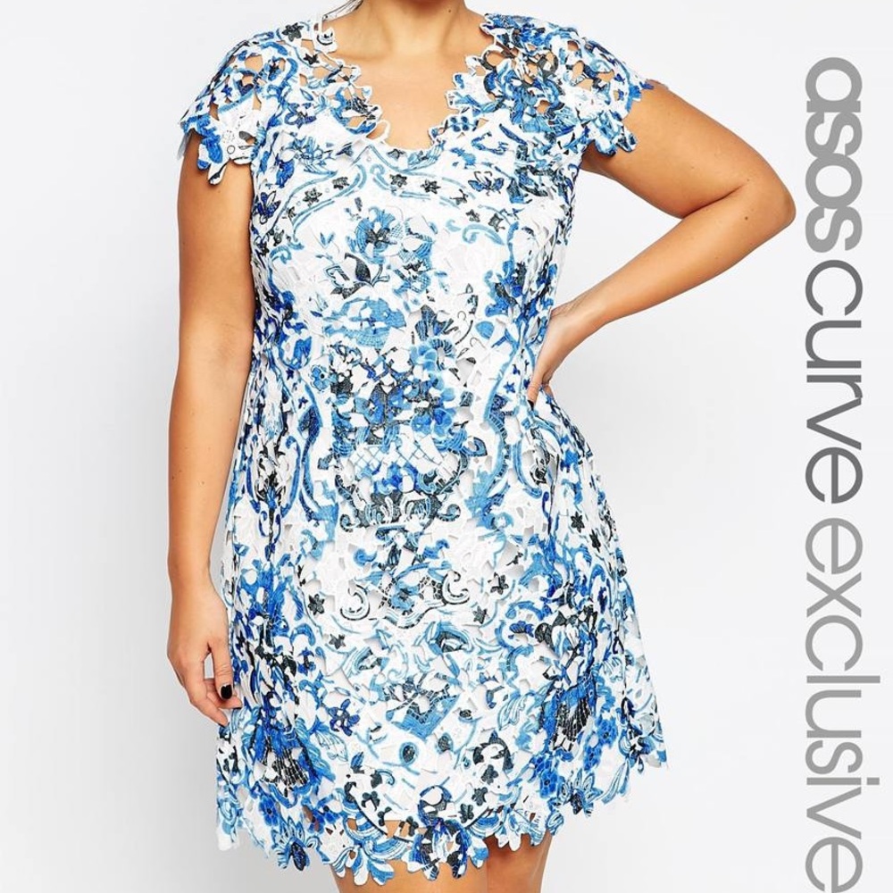 ASOS Curve Premium Shift Dress