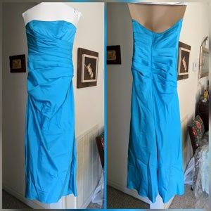 Blue prom dress