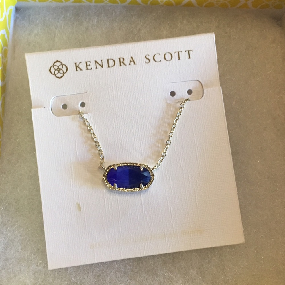 Navy Elisa Necklace Kendra Scott