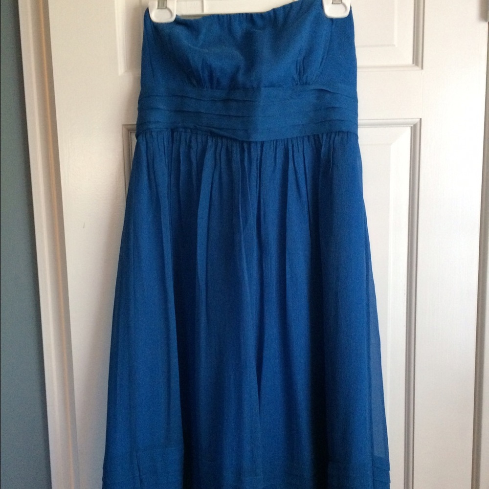 Jcrew bridesmaid dress size 12 blue