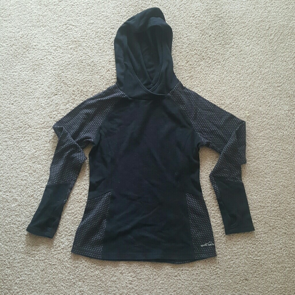 Black hiking hoodie