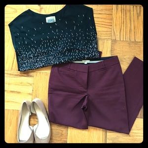 Ann Taylor Loft Marisa Cropped Skinny Leg Pants