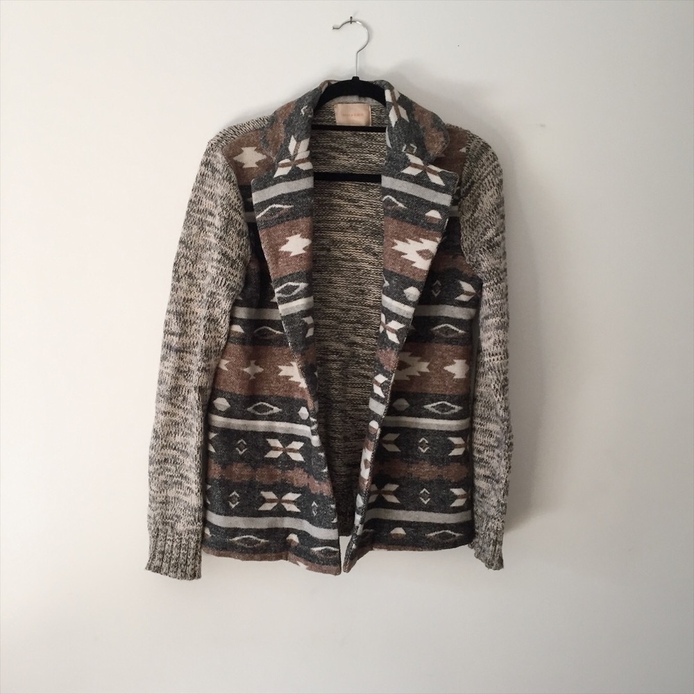 Thick cardigan