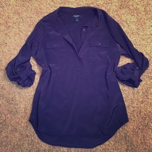 Navy blouse
