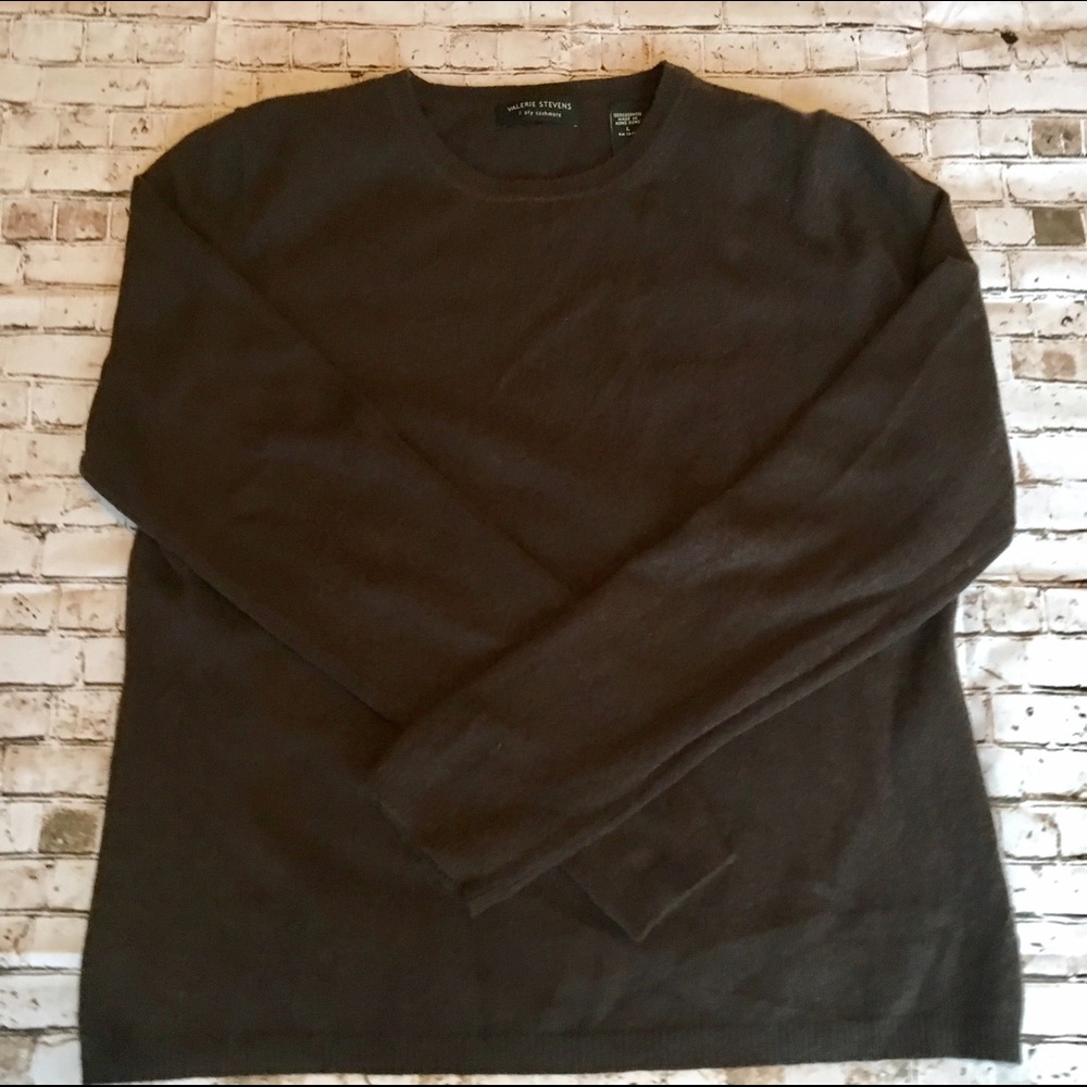 🍀Bundle Ssle🍀Cashmere! 🍫Chocolate brown sweater - Picture 1 of 2