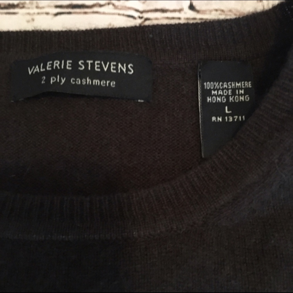 🍀Bundle Ssle🍀Cashmere! 🍫Chocolate brown sweater - Picture 2 of 2