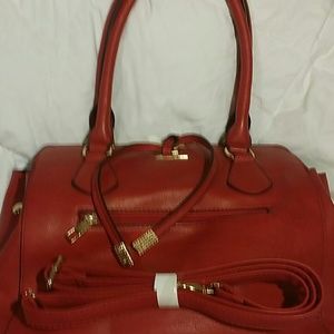 RED HANDBAG