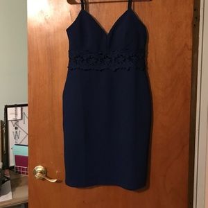 Navy bodycon dress