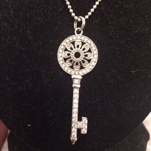 Sterling Silver Vintage Look Key