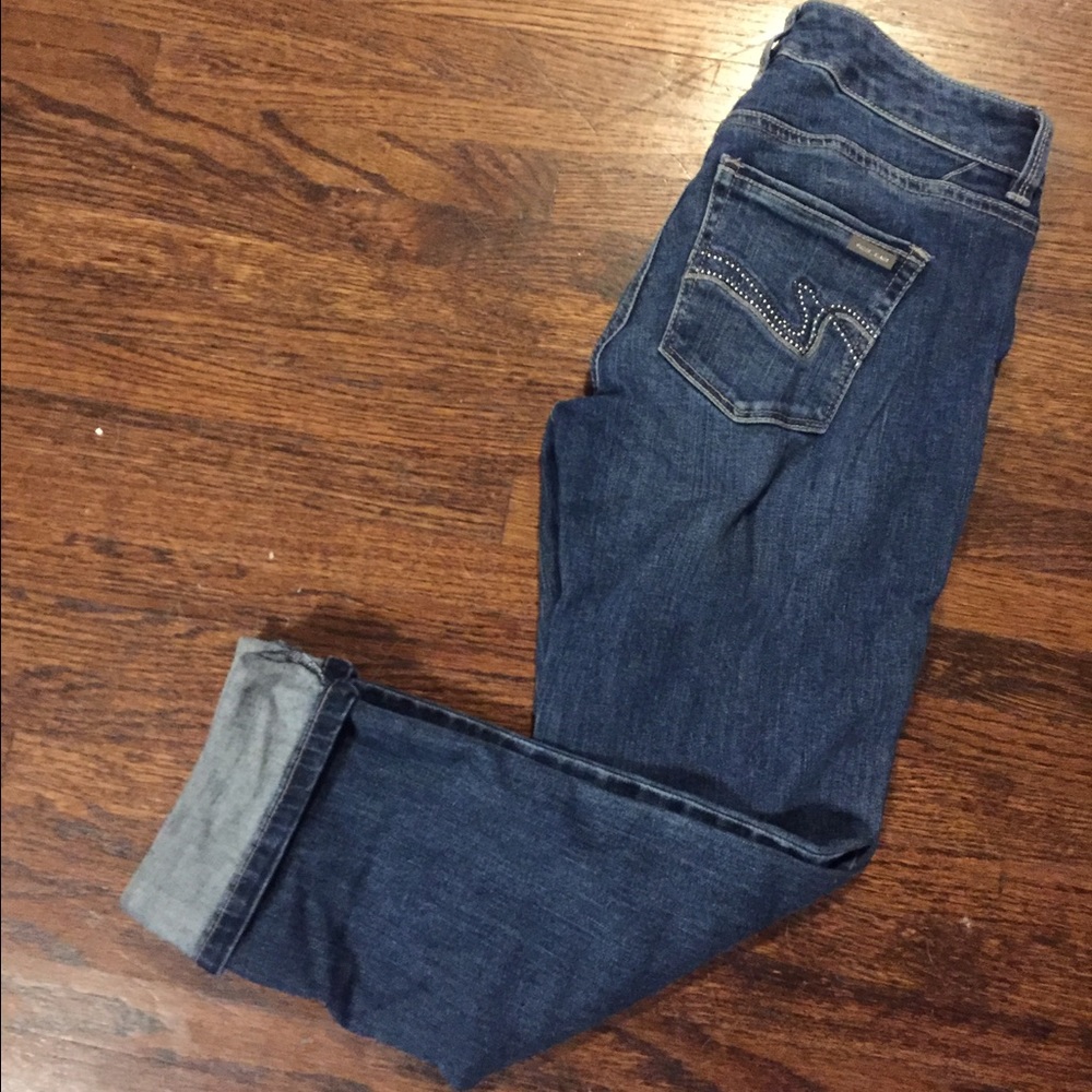 White House Black Market Cropped Jeans