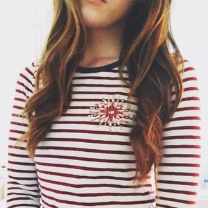 J. Crew Embellished Tee ✨