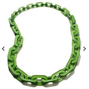 Rara Avis "Chained" Resin Link Graduated Necklace