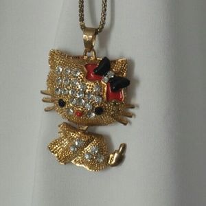Hello kitty   necklace
