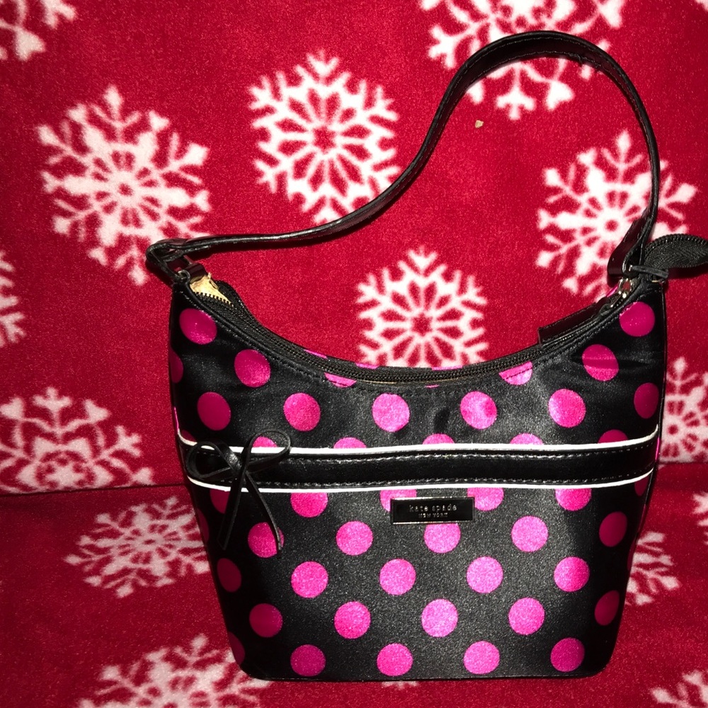 Kate spade polka dot purse Trading