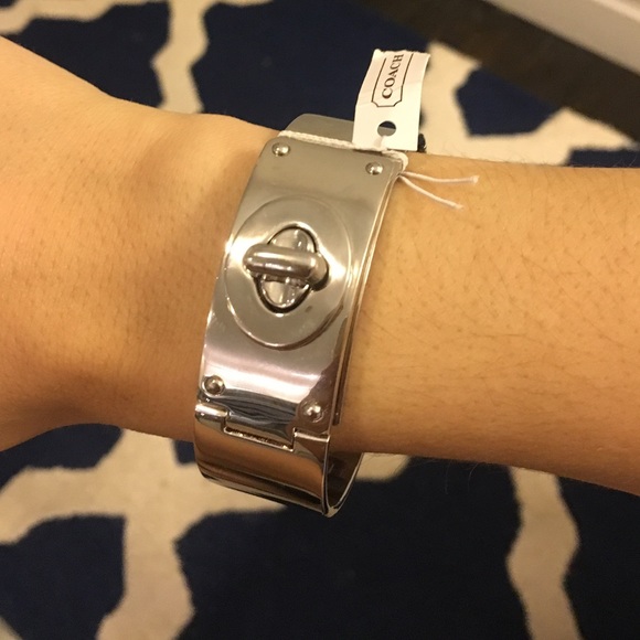 **NWT**Coach Cuff Bracelet with Turn-Lock - Picture 3 of 3