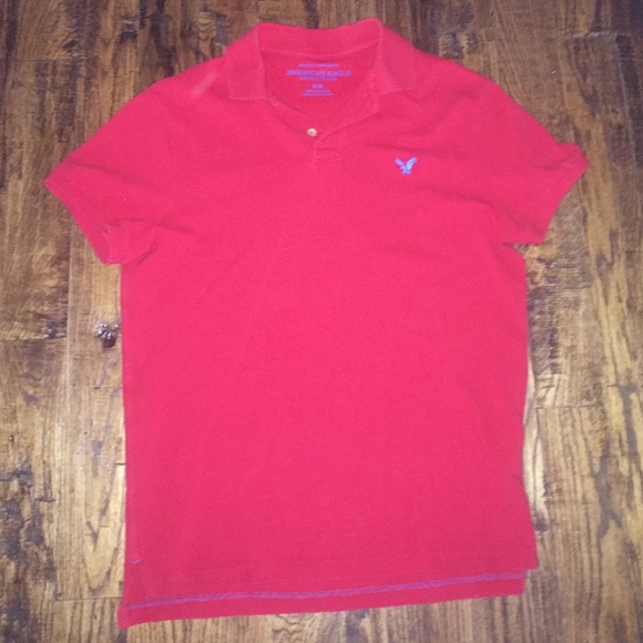 American Eagle Red Polo - Picture 2 of 2