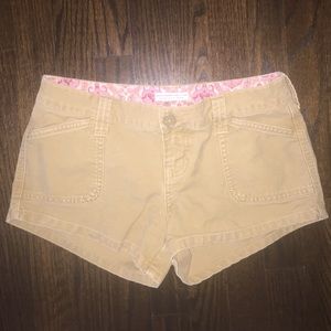 Abercrombie and Fitch Dark Khaki Shorts 00