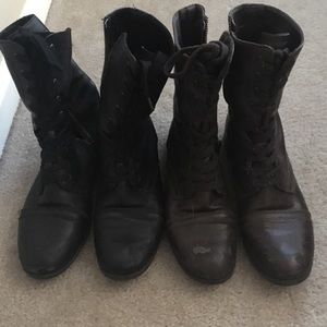 Combat boots - 2 pairs
