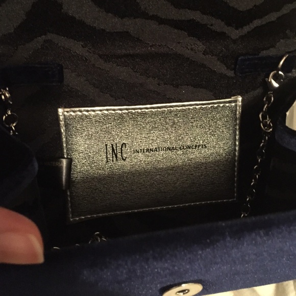 INC International Lessie velvet clutch Sold!!! - Picture 2 of 4