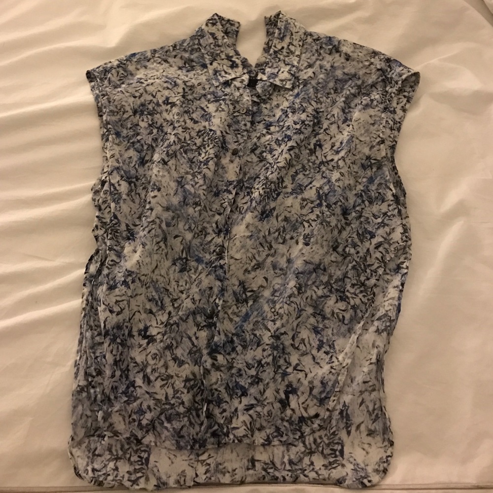 Theyskens' Theory button down blouse