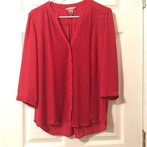 H&M Red Blouse - NWOT
