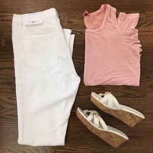 🆕 LOFT White Flare Jean