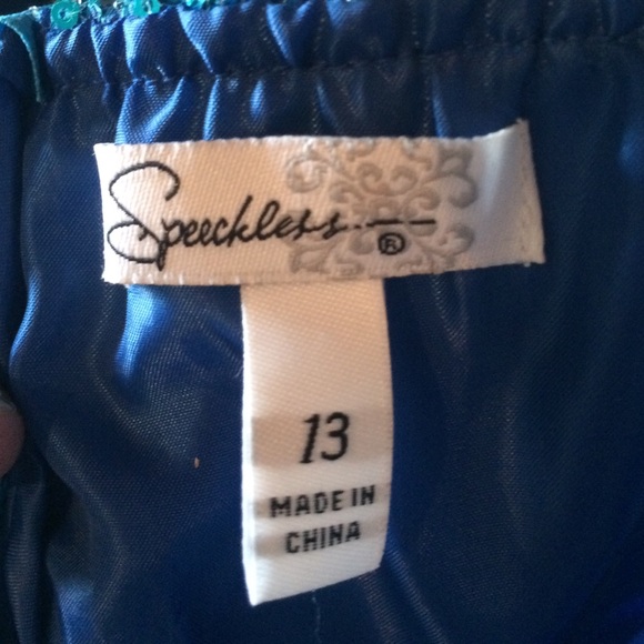 New with tag blue fancy dress - Picture 3 of 4